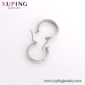 E-607 Xuping venta al por mayor de la joyería Rhinestone simple diseño moda mujer pendientes de aro